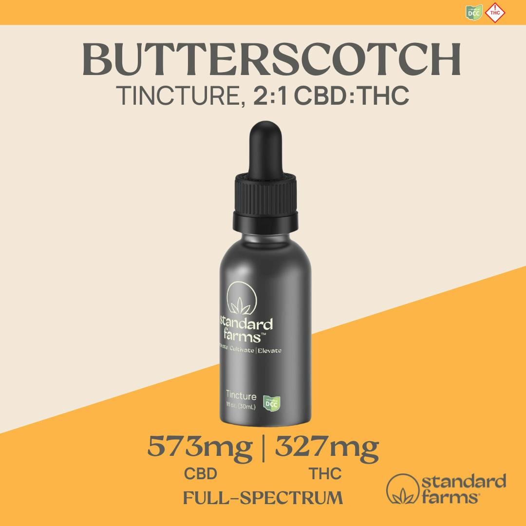 Butterscotch Anytime | Tincture 2:1 CBD:THC