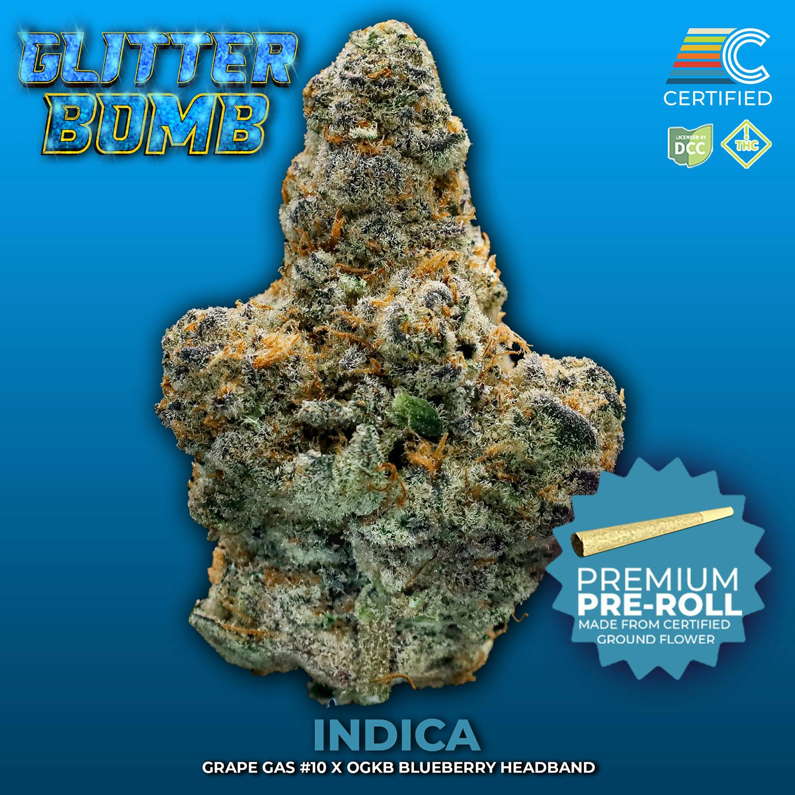 Glitter Bomb | Raw Pre-Roll