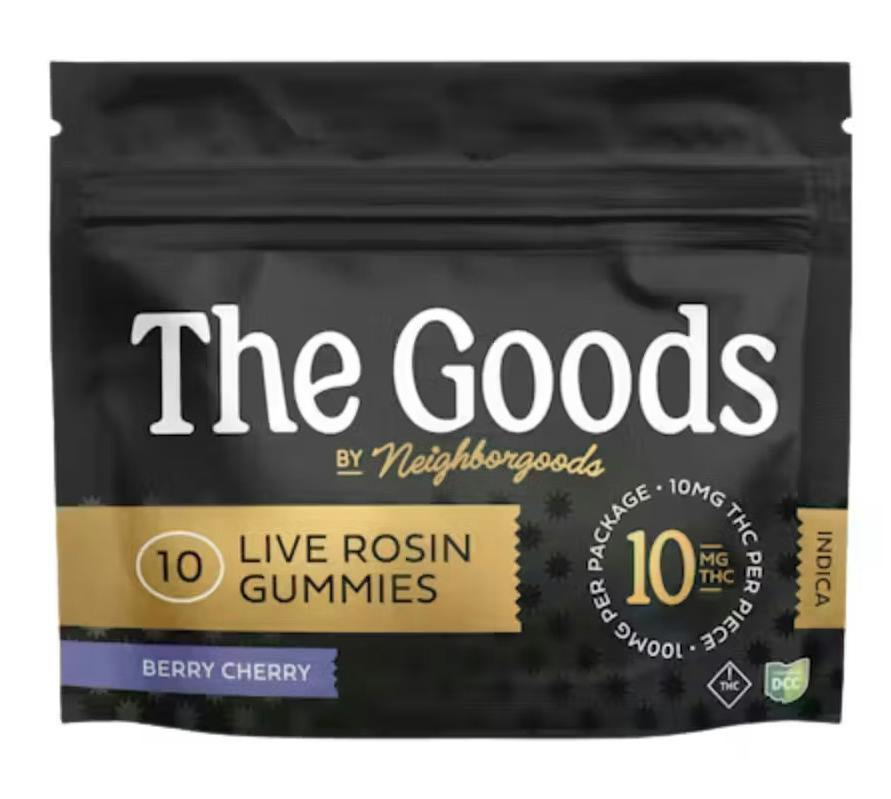Berry Cherry | Live Rosin Gummies 100mg 10pk