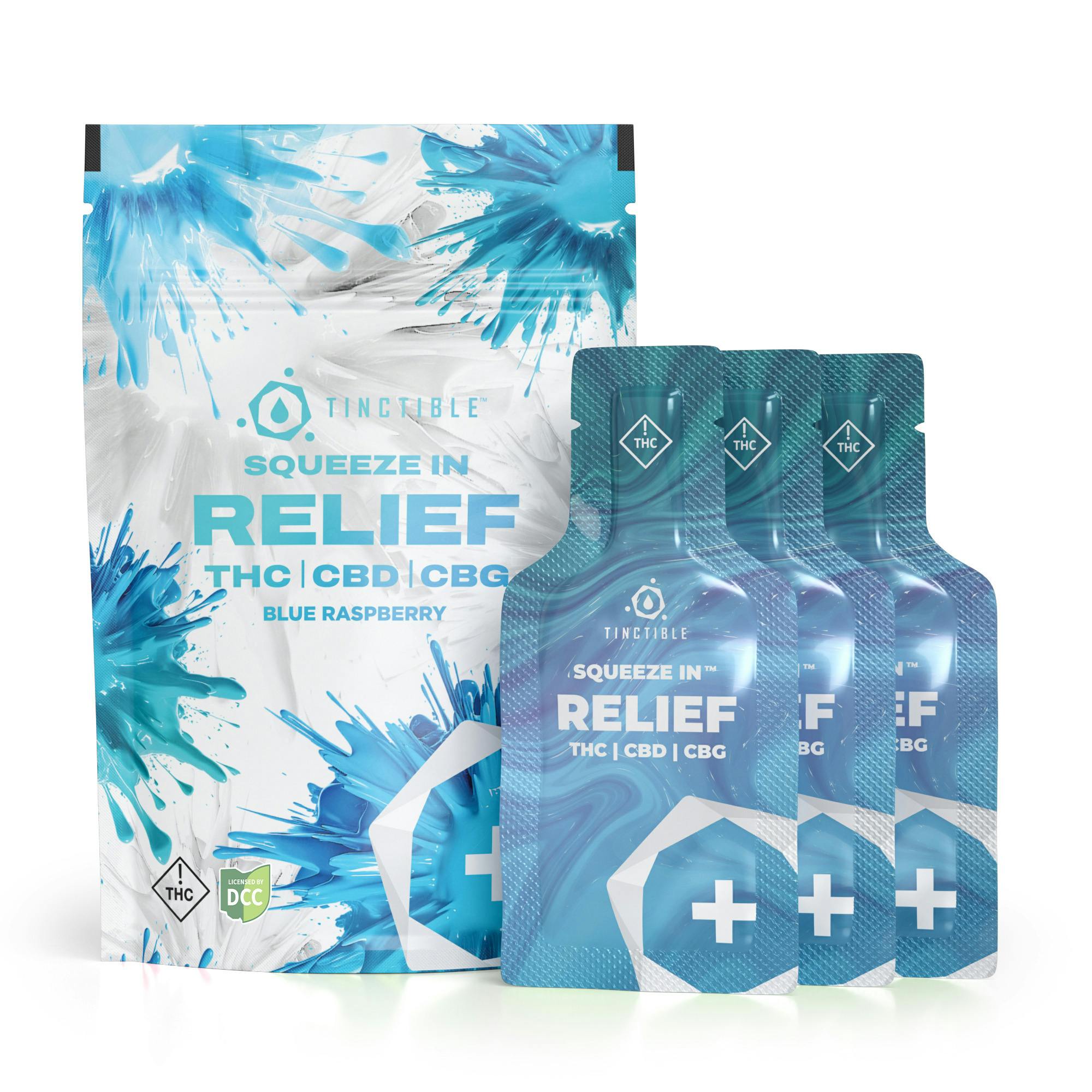 Blue Raspberry | Tinctible 110mg 2:1:1 THC:CBD:CBG 11pk