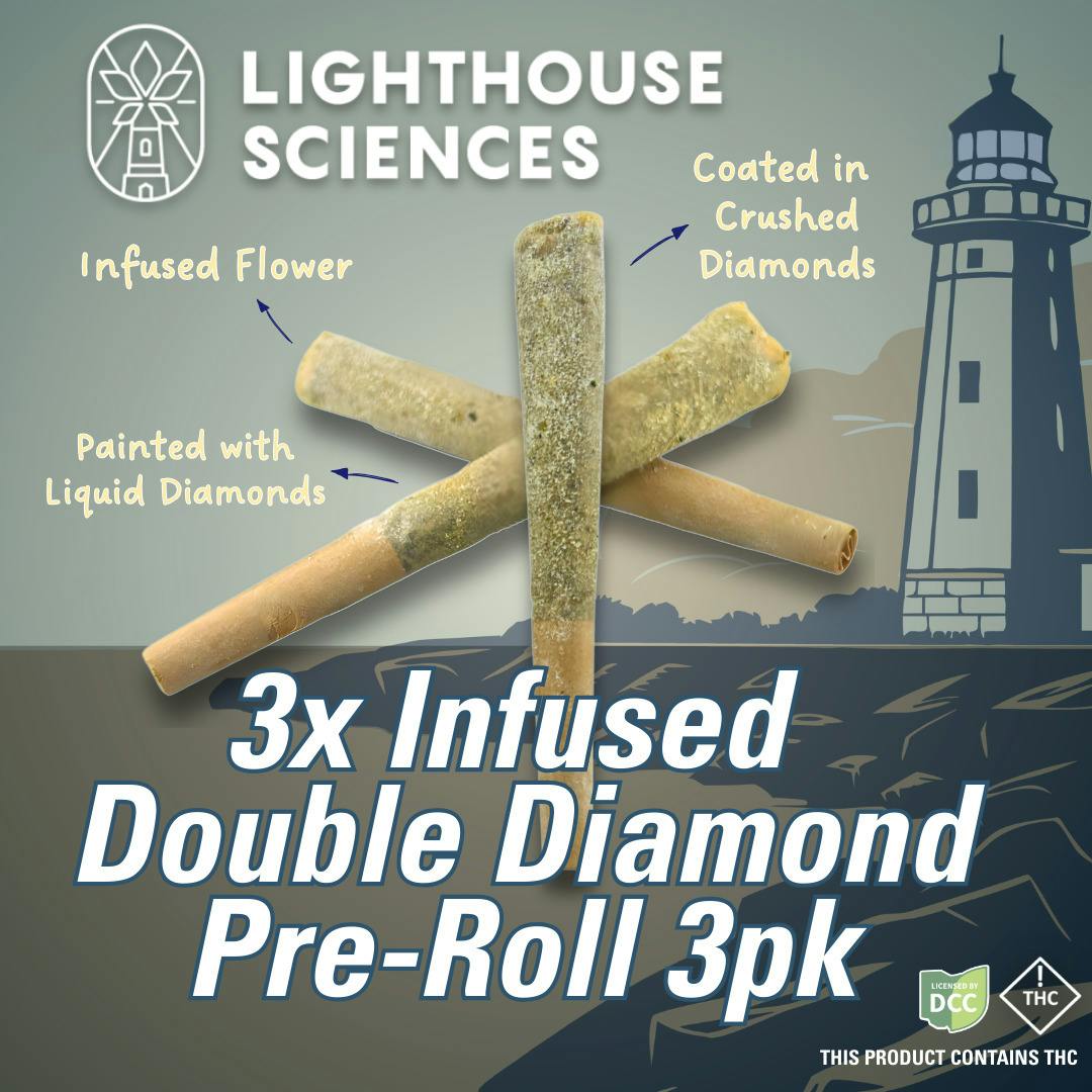 Swt Jamaican Skunk | Double Diamond 3x Infused Pre-Roll .7g 3pk