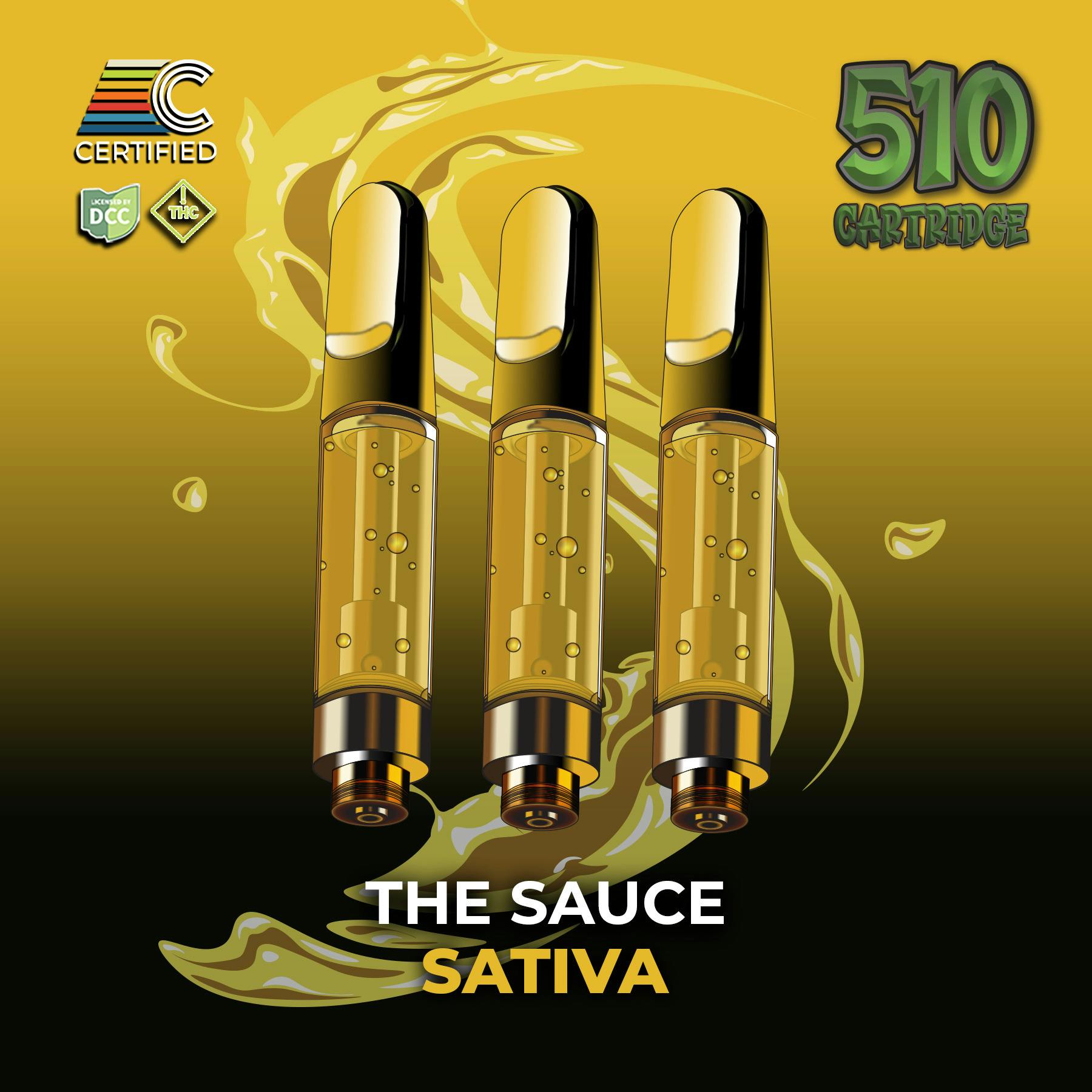 The Sauce | 510 Cart 1g 3pk