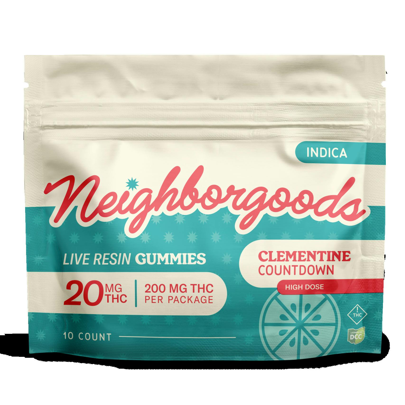 Clementine Countdown | Live Resin Gummies 200mg 10pk