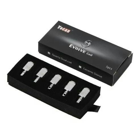 Yocan - Evolve Replacement Dual Quartz Coil - 5 Pack