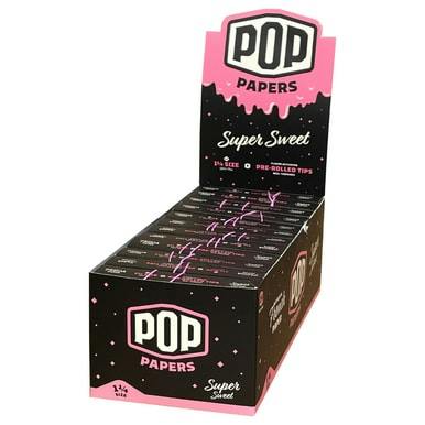 Smoke Arsenal - Pop Paper 1 1/4 Ultra Thin Paper and Flavoured Tips (Super Sweet) - 1 Unit