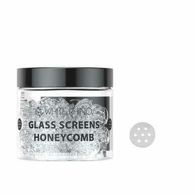 Smoke Arsenal - White Rhino Glass Honeycomb Screens - 1 Unit