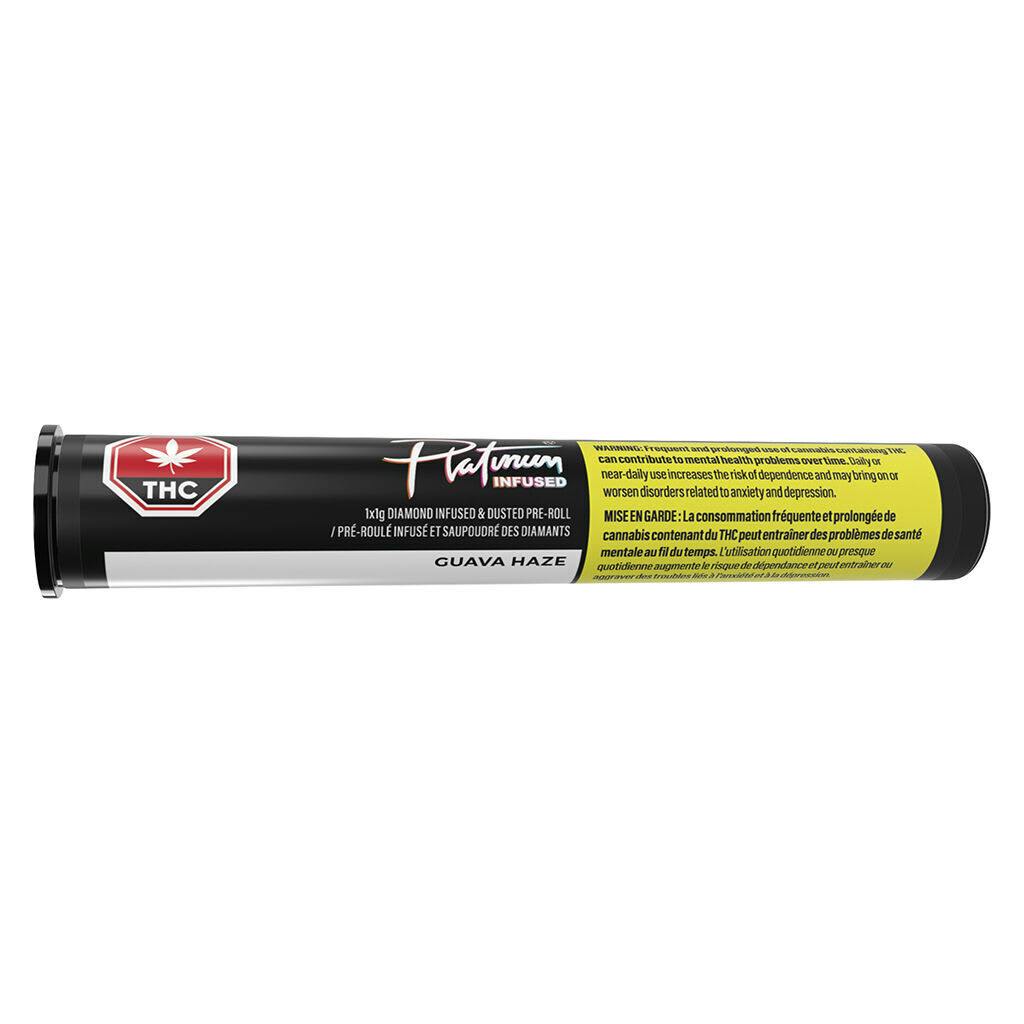 Platinum - Guava Haze Diamond Infused & Dusted Pre-Roll - 1x1g Sativa