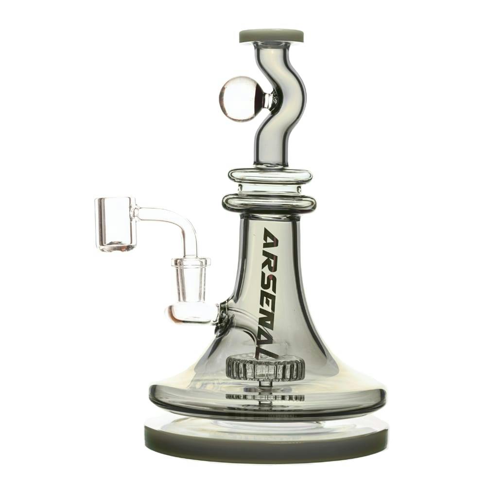 Smoke Arsenal - 9" 5mm Arsenal Floating Globe Dab Rig (Black)