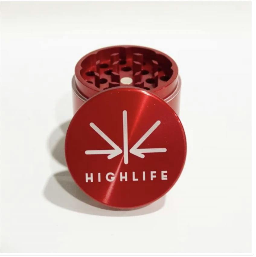 Highlife - Grinder 4-Piece - Red