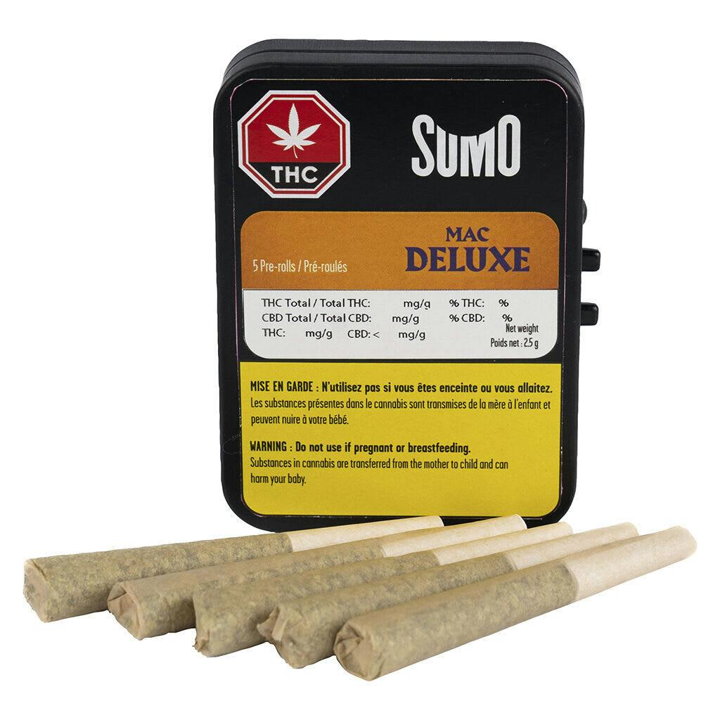 SUMO - Mac Deluxe Pre-Rolls - 5x0.5g Indica