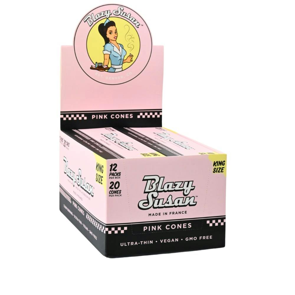 Blazy Susan Pink KS Pre-Rolled Cones