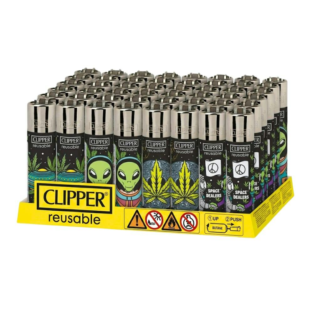 Clipper - Classic Alien Leaves Lighters