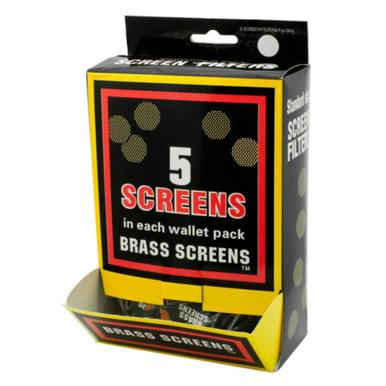 Pipe Screens Brass Wallet Pack - 100ct