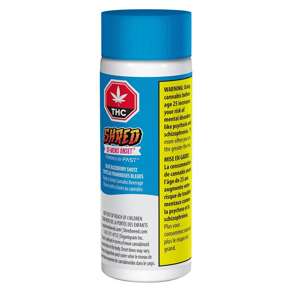Shred - Blue Razberry Shotz - 65ml