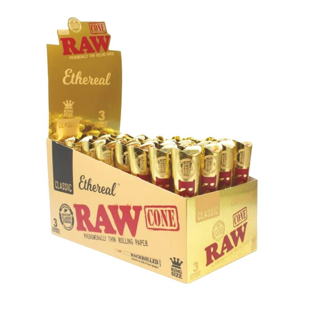 RAW Etheral KS 3pk Pre Rolled Cones