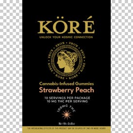 KORE Strawberry Peach 100mg Pectin Gummies