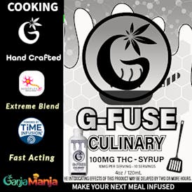 G Fuse Culinary Unflavored 100mg THC Syrup