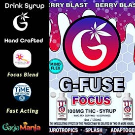 G Fuse "Focus" Berry Blast 100mg THC Syrup