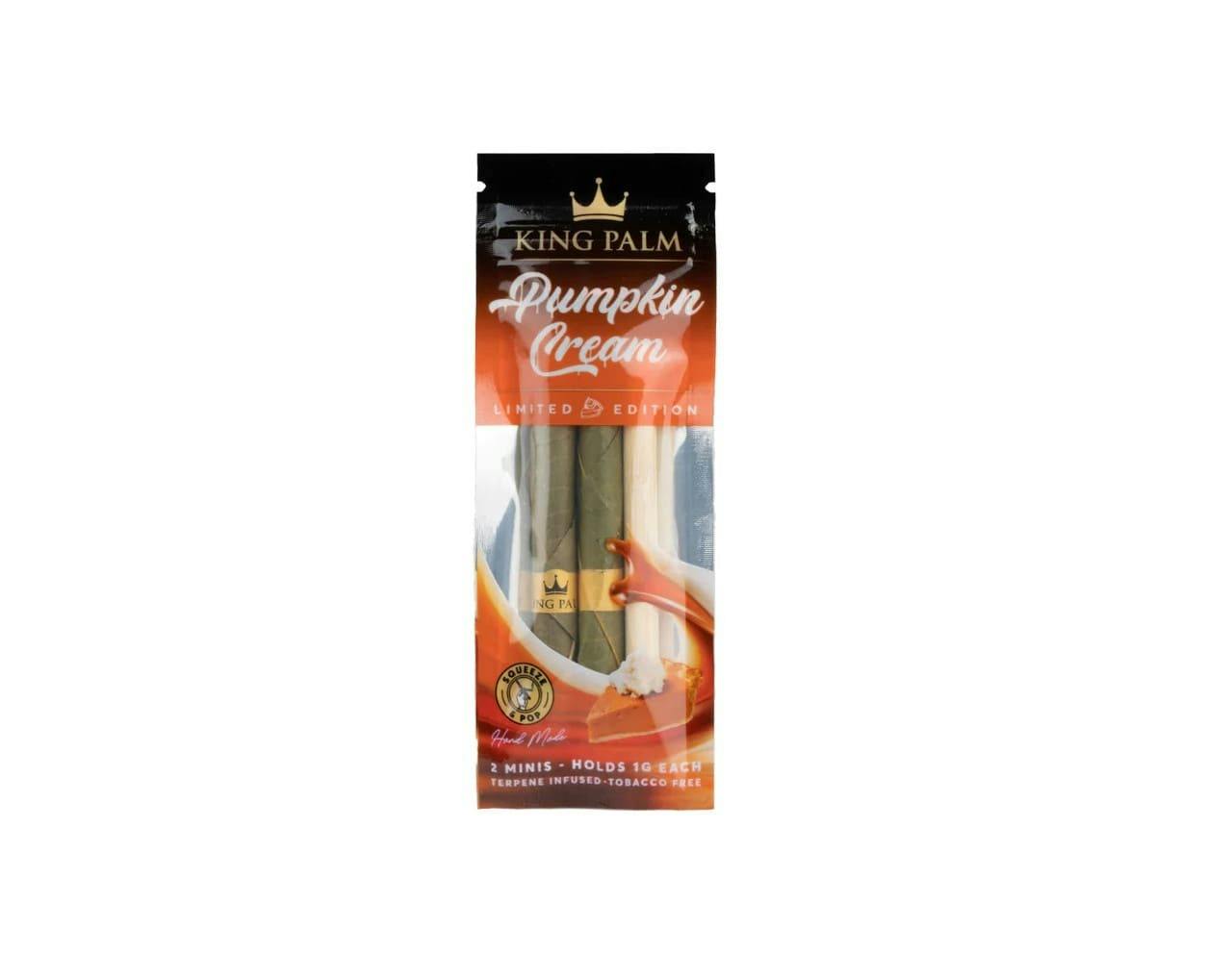 King Palm | Pumpkin Cream Pre-Rolled Cones | Mini 2 Pack