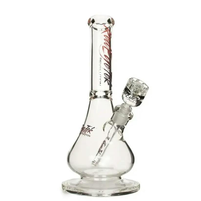 Red Eye Tek | Thick Revolution Pedestal Bell Bong | 15"