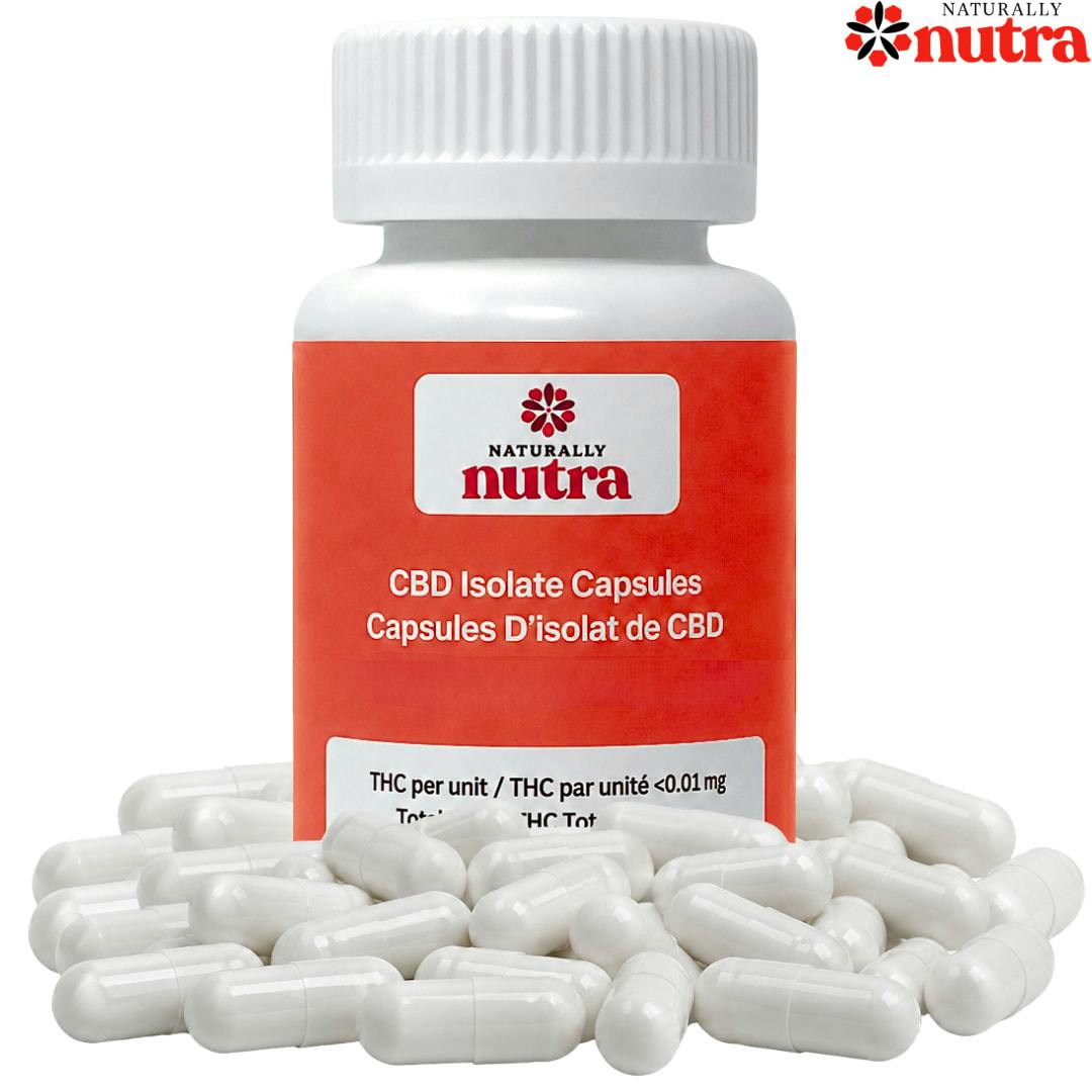 Naturally Nutra | CBD Isolate Softgels | 60caps
