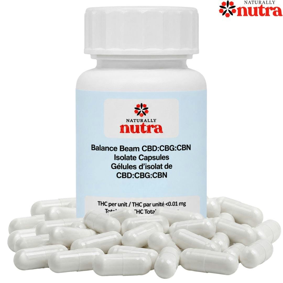 Naturally Nutra | Balance Beam CBD:CBG:CBN Softgels | 30caps