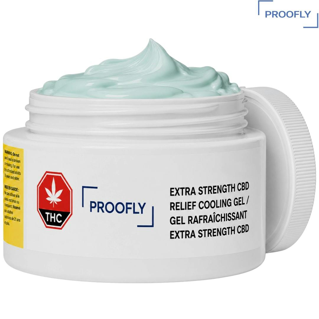Proofly | ExtraStrength CBD Relief Cooling Gel Topical | 100g