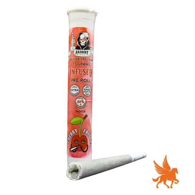 Anarchy Extracts | Cherry Fritter | Infused Joint | 1.3g by Anarchy Extracts