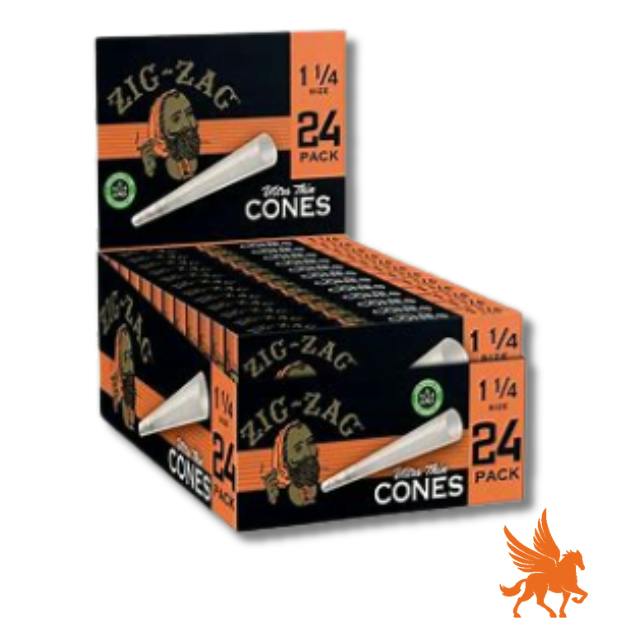 ZIG ZAG | 1 1/4 ULTRA THIN CONES at Pegasus Cannabis Dispensary Jackson