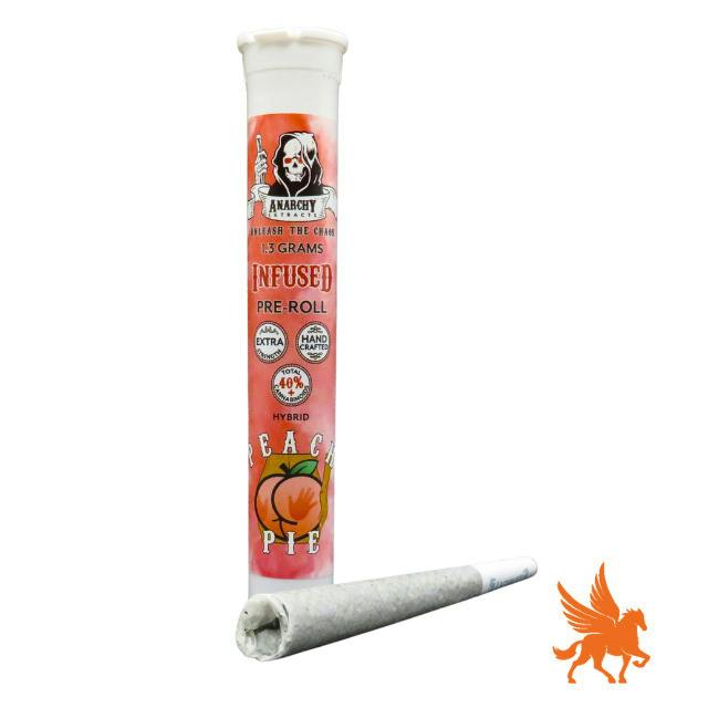 Anarchy Extracts | Peach Pie | Infused Pre Roll | 1.3G by Anarchy Extracts