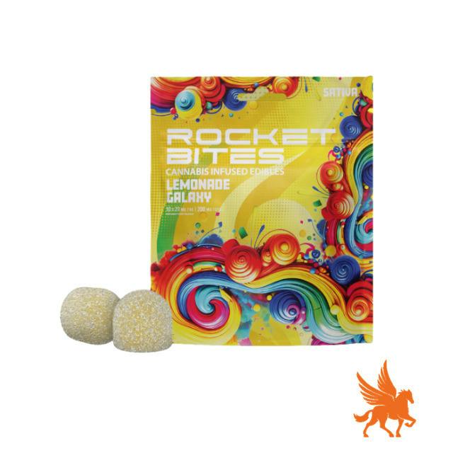 Lemonade Galaxy Gummies | 200mg | 10ct | 20mg/ea by Rocket