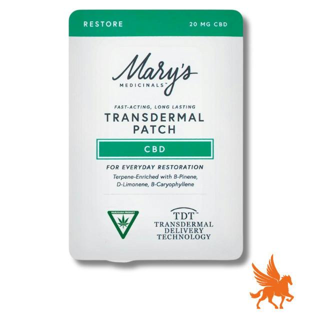 Mary's Medicinals | Restore CBD Transdermal Patch | 20mg at Pegasus Cannabis Dispensary Jackson