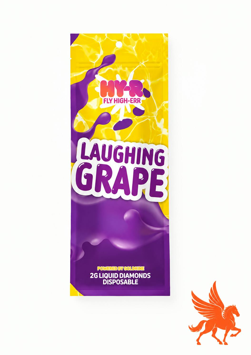 Hy-R Liquid Diamonds 2G Vape | Laughing Grape by Goldkine