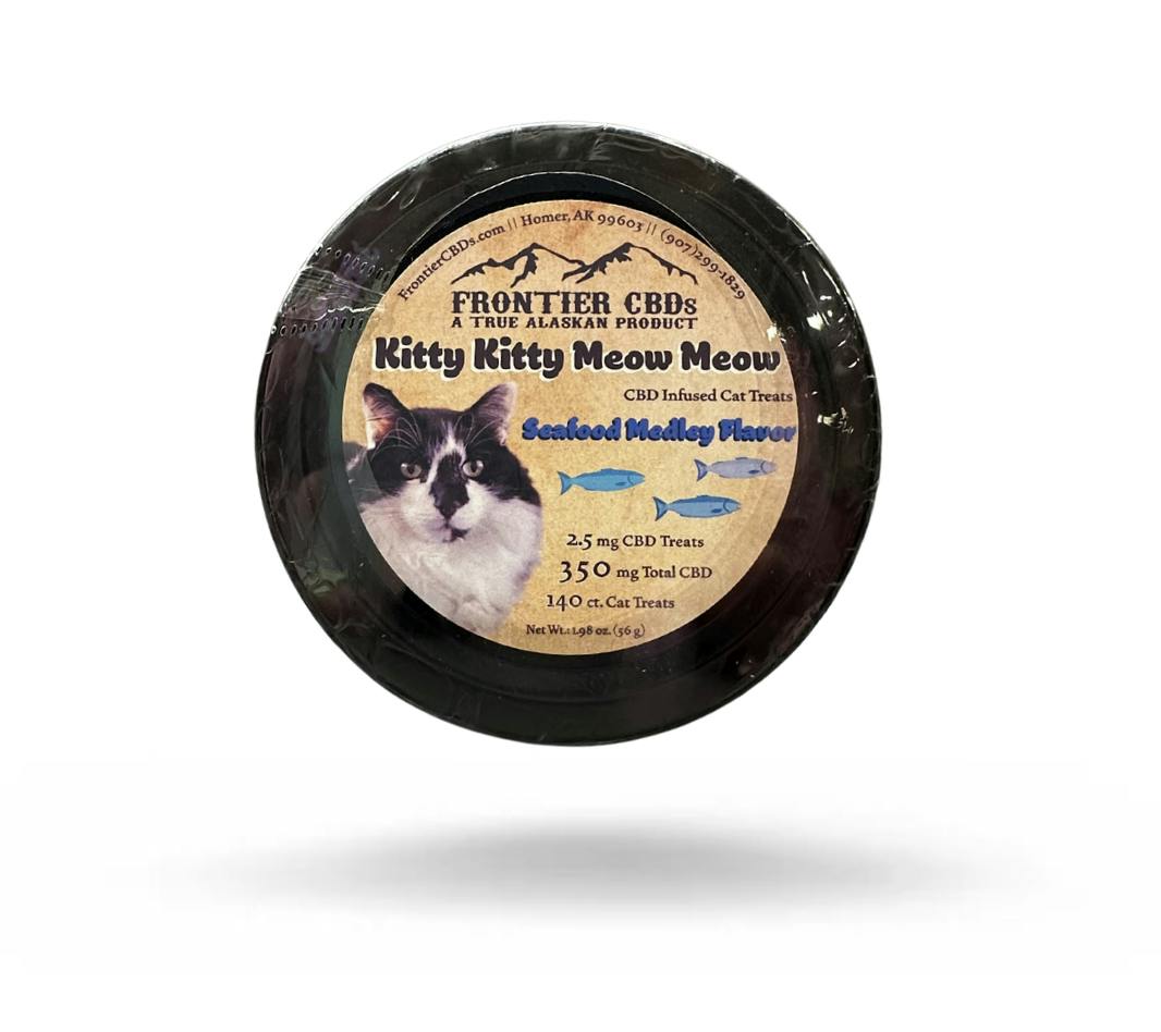 350mg CBD Cat Treats | Seafood Medley by FRONTIER CBDS