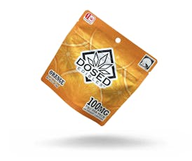 100mg Dosed Gummies | Orange by DOSED EDIBLES ALASKA
