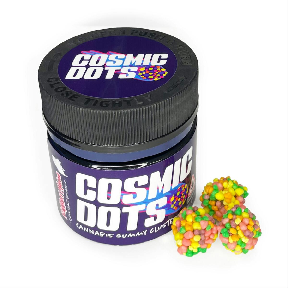 Strawberry Balanced Cosmic Dots Hash Rosin Gummy Clusters