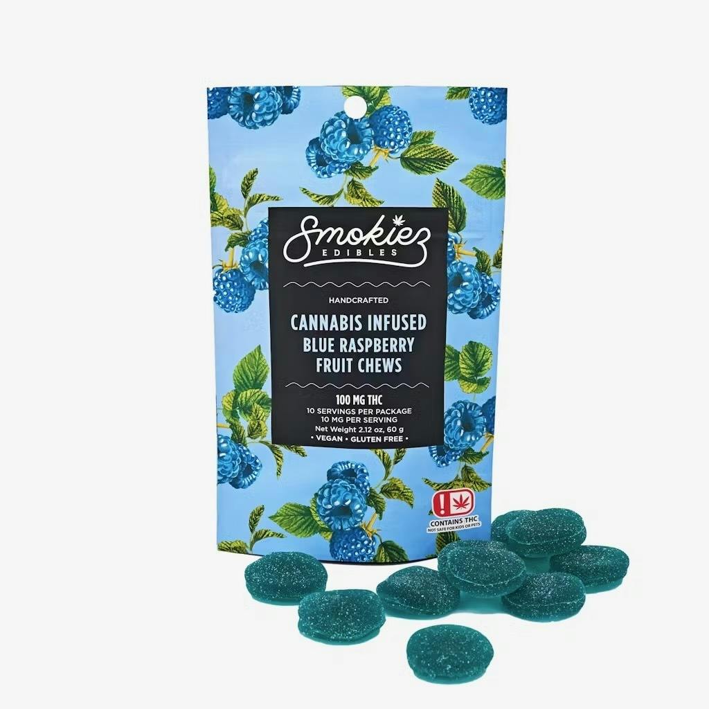 Smokiez - Blue Raspberry Indica Fruit Chews