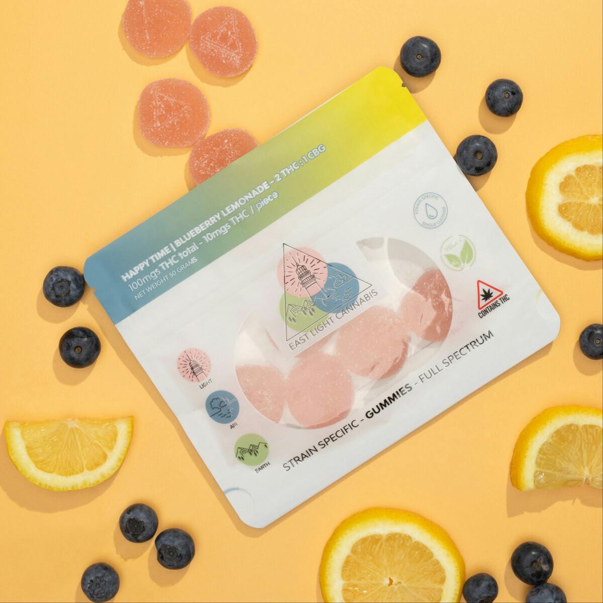 Blueberry Lemonade - 2:1 THC 100mg 50mg CBG