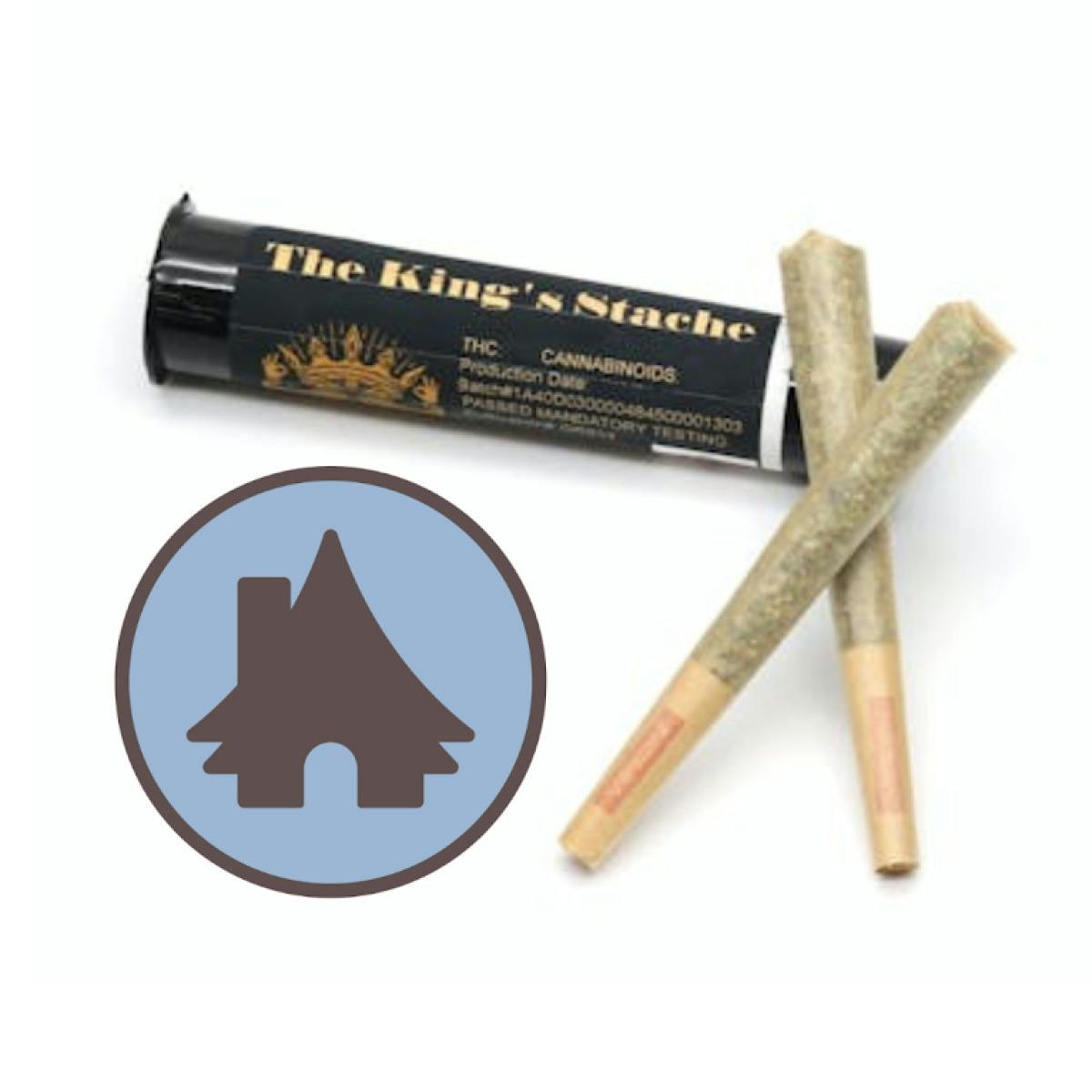 Tree House/King Stache - Super Buff Cherry - 0.7g Hash Rosin Infused 2pck