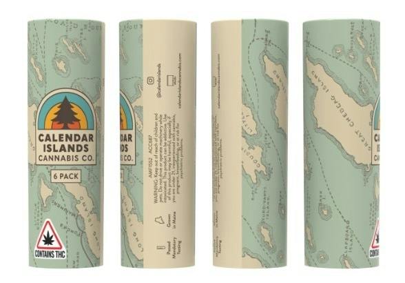 Calendar Islands - Garlic Cocktail - 6 Pack .5G Pre-Rolls