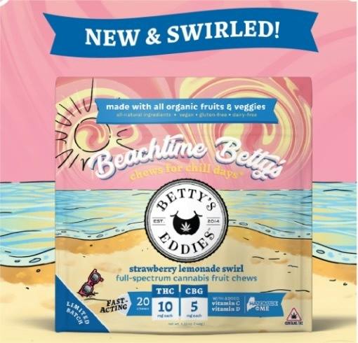 Betty's Eddies - Strawberry Lemonade Swirl (200MG)