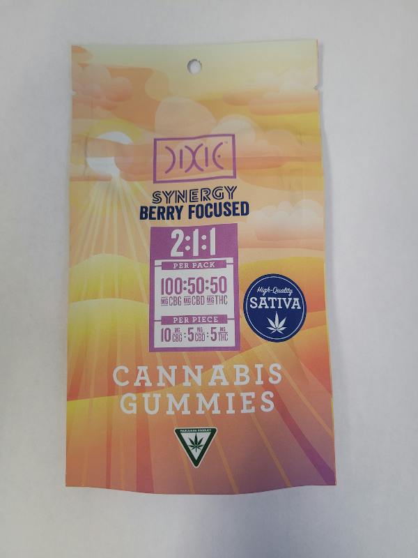 Dixie - Synergy Berry Focused - 100mg Gummies