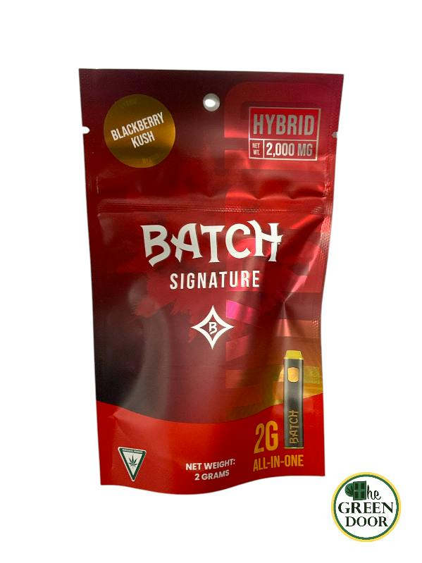 Batch - Blackberry Kush - 2g Disposable cannabis product