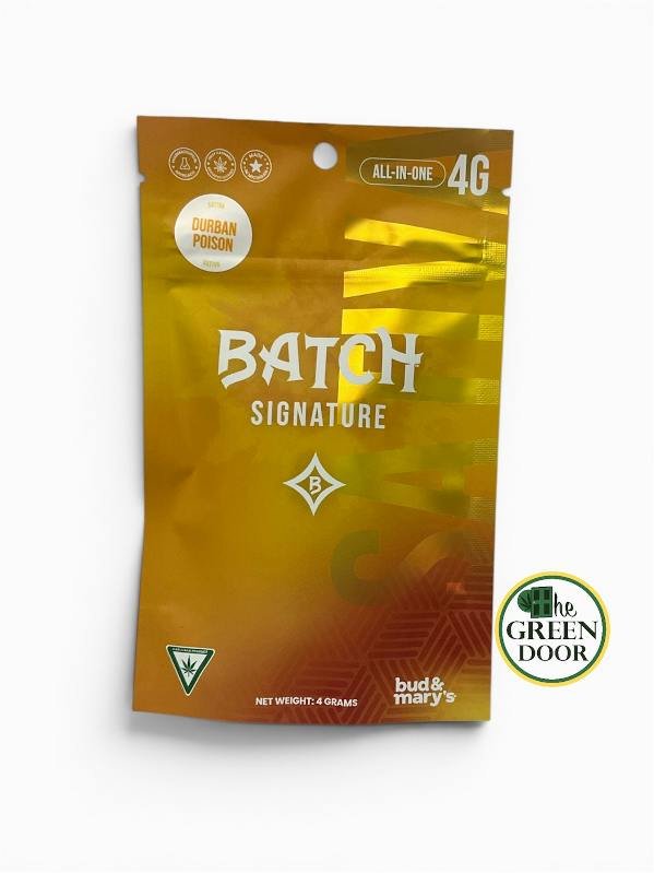 Batch - Durban Poison - 4g Disposable cannabis product