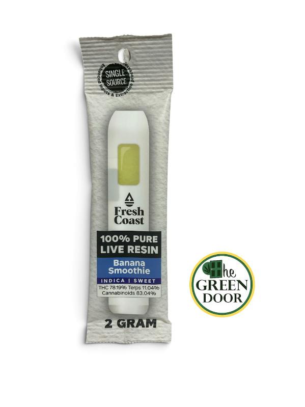 Fresh Coast - Banana Smoothie - 2g Live Resin Disposable cannabis product