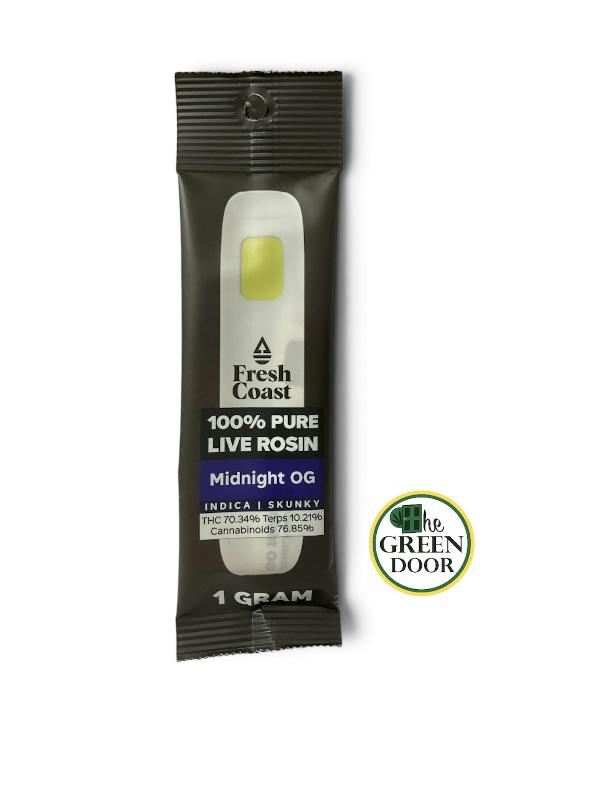 Fresh Coast - Midnight OG - 1g Live Rosin Disposable cannabis product