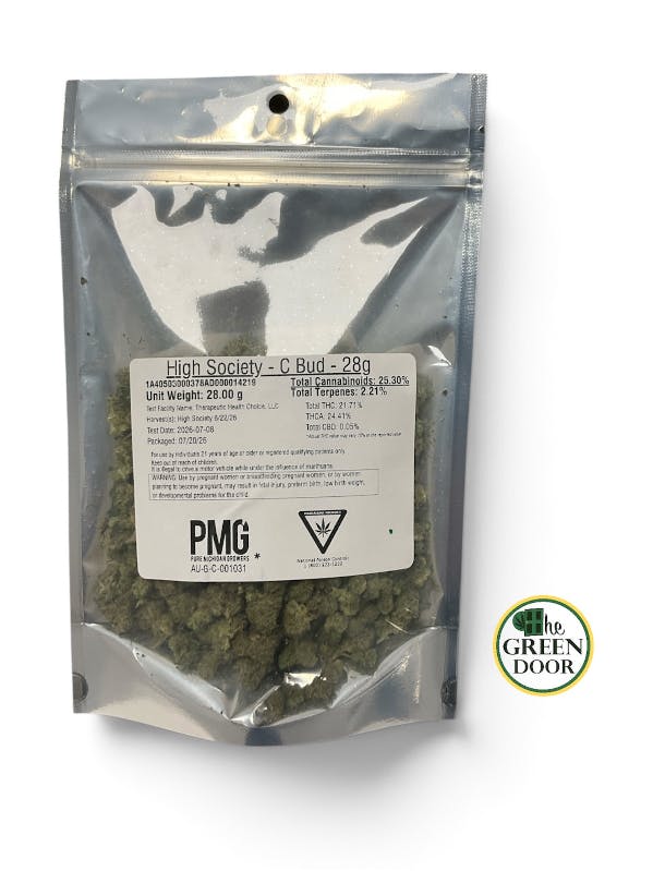 PMG - High Society - 25.30% - Ounce Bag cannabis product