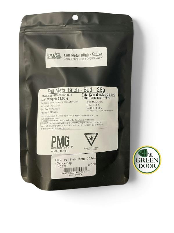 PMG - Full Metal Bitch - 30.14% - Ounce Bag cannabis product