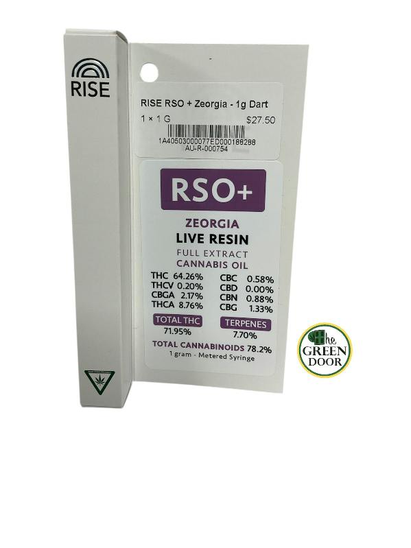 RISE RSO + Zeorgia - 1g Dart