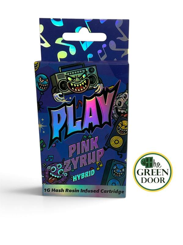 PLAY - Pink Zyrup - 1g Hash Infused Cart
